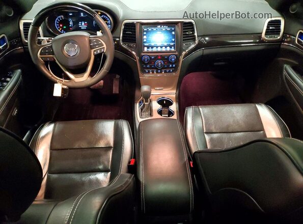 1C4RJFCG1HC782514 2017 JEEP GRAND Черный Вид панели приборов