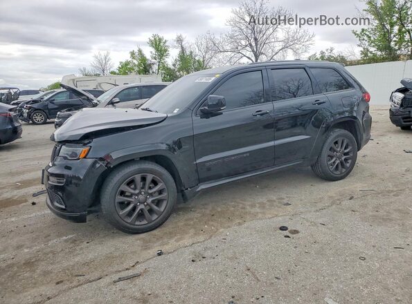 1C4RJFCG1JC491582 2018 JEEP GRAND Черный Передняя левая четверть