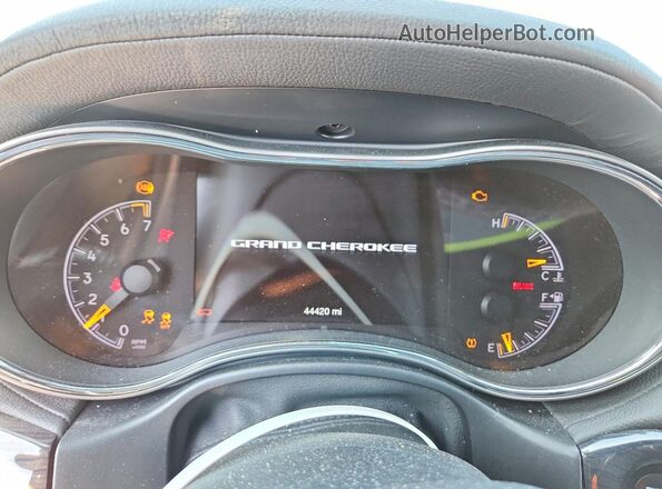 1C4RJFCG1KC527675 2019 JEEP GRAND Black ხელსაწყოთა პანელის ხედი