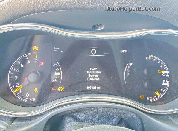 1C4RJFCG2HC699741 2017 JEEP GRAND Серый Вид щитка приборов