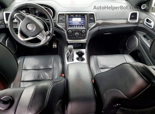 1C4RJFCG3GC333253 2016 JEEP GRAND Черный Вид панели приборов
