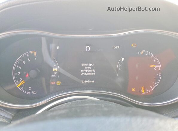 1C4RJFCG5GC348952 2016 JEEP GRAND Белый Вид щитка приборов