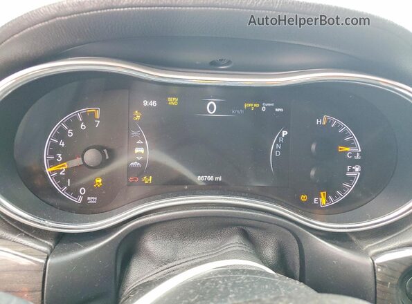 1C4RJFCG5GC420698 2016 JEEP GRAND Белый Вид щитка приборов