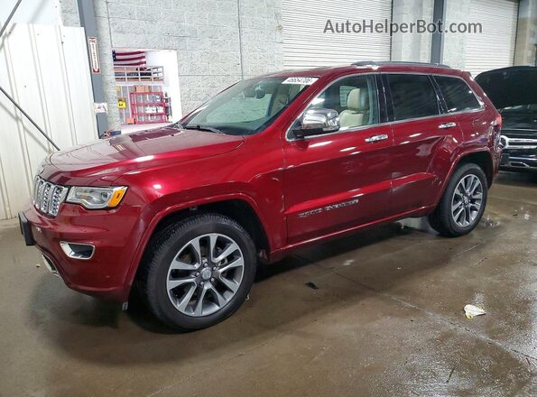 1C4RJFCG6HC834963 2017 JEEP GRAND Темно-бордовый Передняя левая четверть