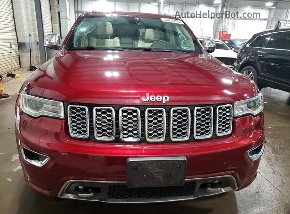 1C4RJFCG6HC834963 2017 JEEP GRAND Темно-бордовый Вид спереди