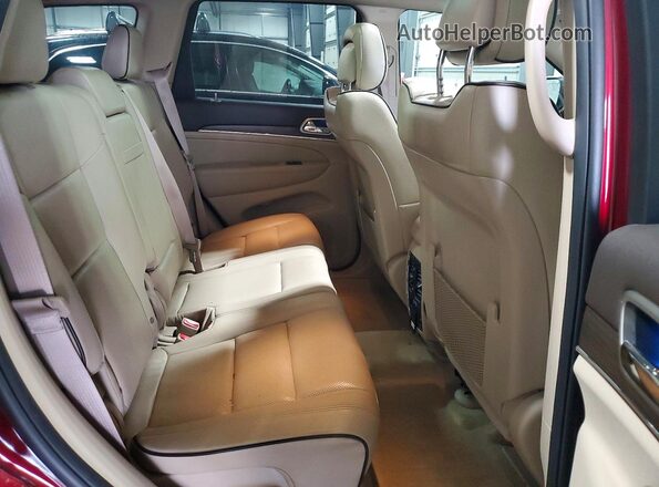 1C4RJFCG6HC834963 2017 JEEP GRAND Темно-бордовый Вид задней части салона