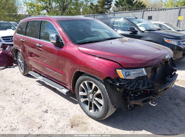 1C4RJFCG7JC259861 2018 JEEP GRAND CHEROKEE Темно-бордовый Передняя правая четверть