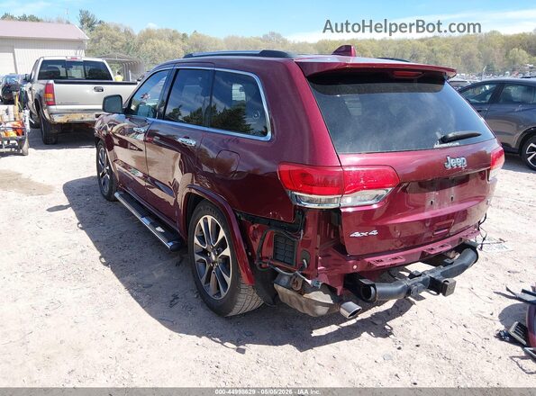 1C4RJFCG7JC259861 2018 JEEP GRAND CHEROKEE Темно-бордовый Задняя левая четверть