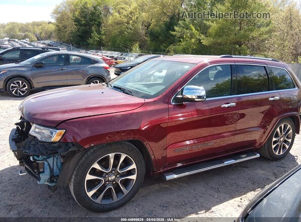1C4RJFCG7JC259861 2018 JEEP GRAND CHEROKEE Темно-бордовый Панорамный вид салона 360°