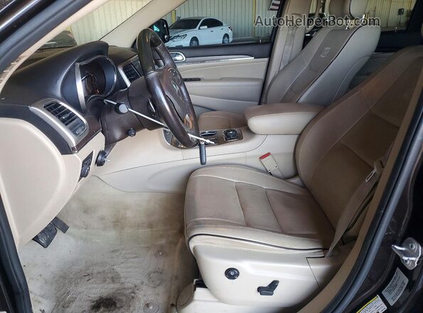 1C4RJFCG9HC617620 2017 JEEP GRAND Brown წინა სალონის ხედი