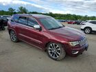 2017 Jeep Grand Cherokee Overland Red vin: 1C4RJFCG9HC659169