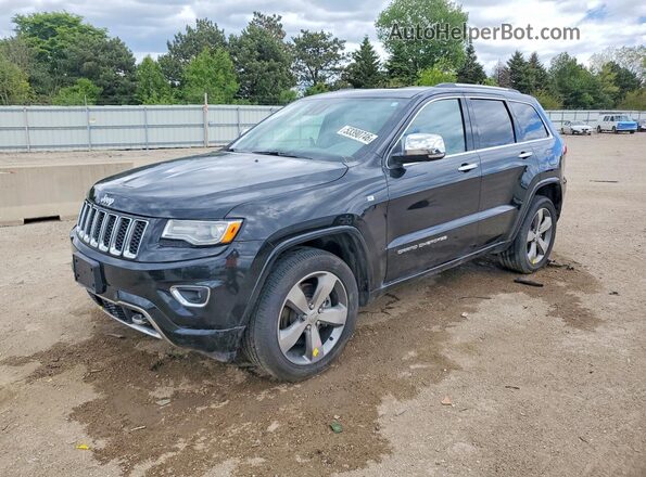 1C4RJFCT4GC325479 2016 JEEP GRAND Черный Передняя левая четверть