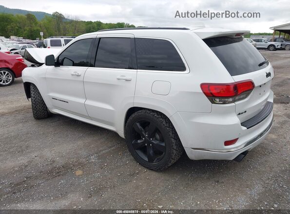 1C4RJFCTXGC343081 2016 JEEP GRAND CHEROKEE Белый Задняя левая четверть