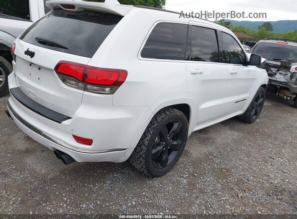 1C4RJFCTXGC343081 2016 JEEP GRAND CHEROKEE Белый Задняя правая четверть