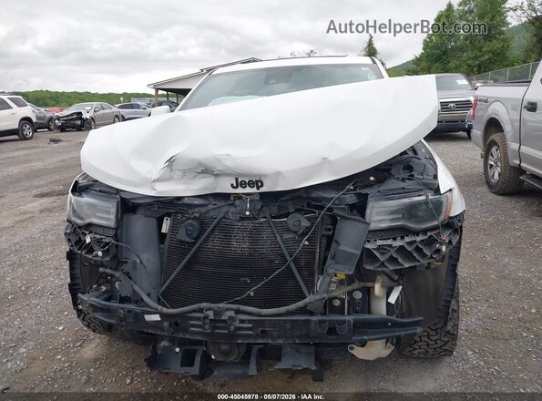 1C4RJFCTXGC343081 2016 JEEP GRAND CHEROKEE Белый Вид задней части салона