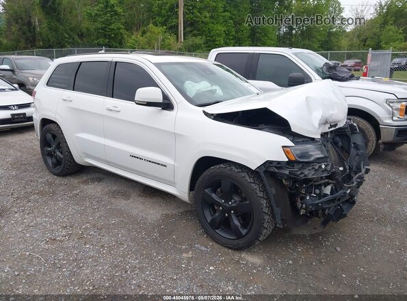 1C4RJFCTXGC343081 2016 JEEP GRAND CHEROKEE Белый Передняя правая четверть