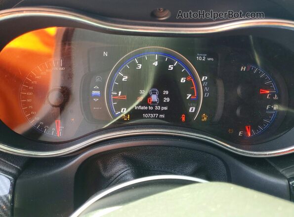1C4RJFDJ8HC858370 2017 JEEP GRAND Черный Вид щитка приборов