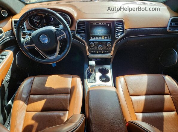 1C4RJFJG5HC778131 2017 JEEP GRAND Черный Вид панели приборов