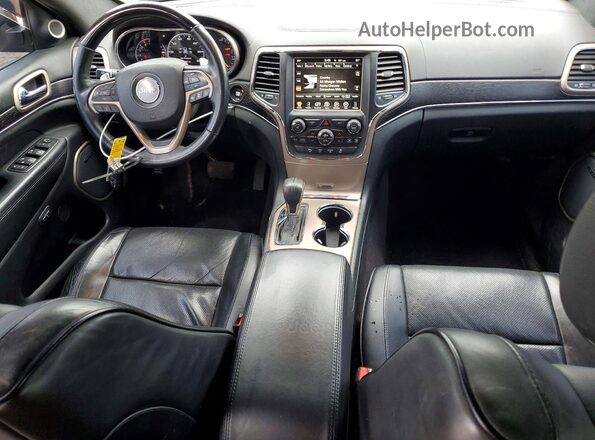 1C4RJFJT2GC469745 2016 JEEP GRAND Black Вид панелі приладів