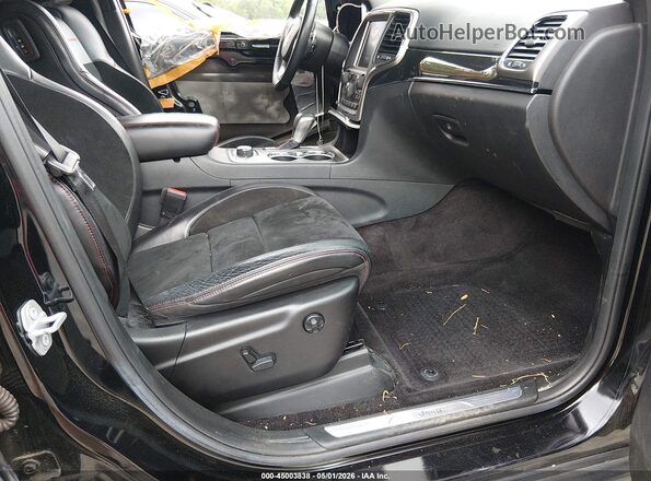 1C4RJFLT1HC799794 2017 JEEP GRAND CHEROKEE Черный Вид салона спереди