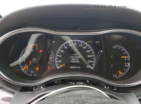 1C4RJFLT3HC926187 2017 JEEP GRAND Gray Vista del cuadro de instrumentos
