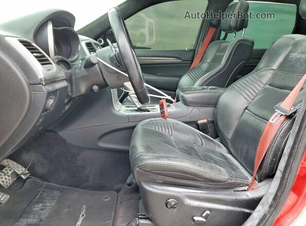 1C4RJFN90JC254211 2018 JEEP GRAND Красный Вид салона спереди