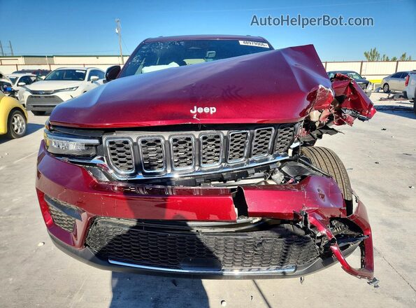 1C4RJGAG3SC366108 2025 JEEP GRAND Maroon წინა ხედი