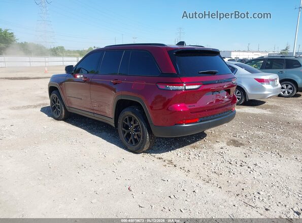 1C4RJHAG2SC370558 2025 JEEP GRAND CHEROKEE Красный Задняя левая четверть