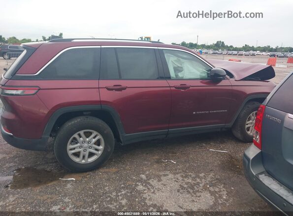 1C4RJHAG5PC674474 2023 JEEP GRAND CHEROKEE Темно-бордовый Вид щитка приборов
