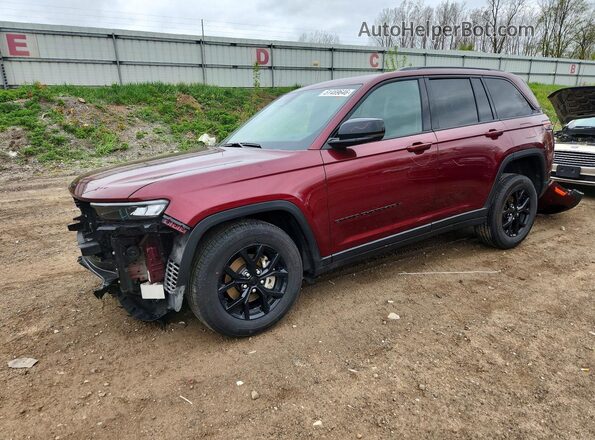 1C4RJHAG9SC357693 2025 JEEP GRAND Burgundy Передня ліва чверть