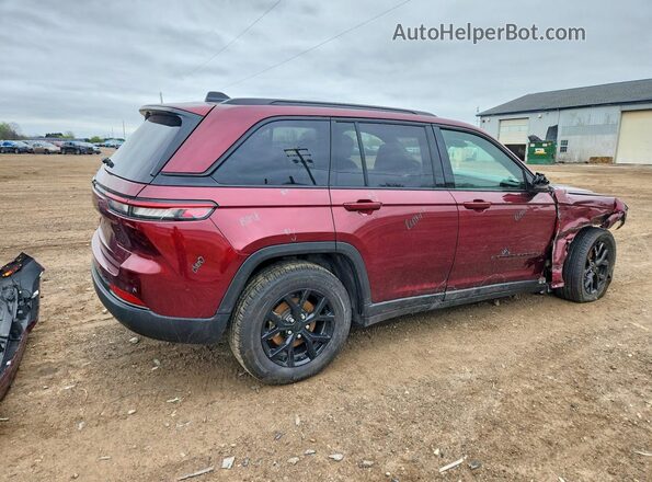1C4RJHAG9SC357693 2025 JEEP GRAND Burgundy Задня права чверть