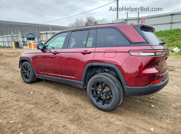 1C4RJHAG9SC357693 2025 JEEP GRAND Burgundy Задня ліва чверть