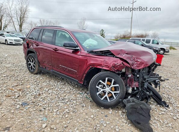 1C4RJHBGXSC327827 2025 JEEP GRAND Burgundy Przód prawy