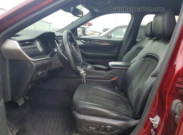 1C4RJKAG7N8523875 2022 JEEP GRAND Бордовый Вид салона спереди