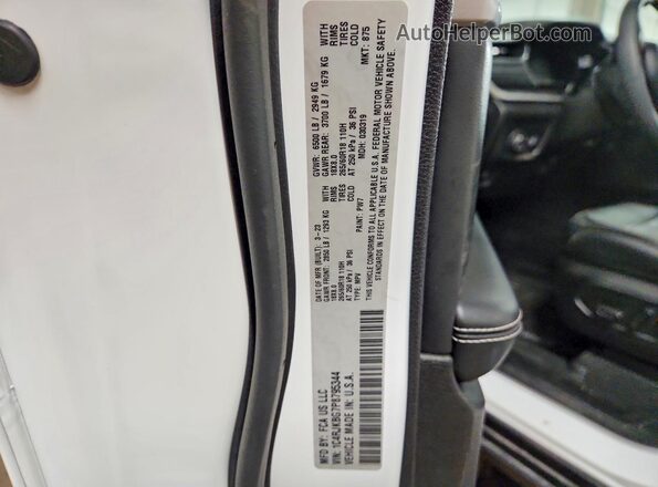 1C4RJKBG7P8795344 2023 JEEP GRAND White Widok wnętrza 360 stopni