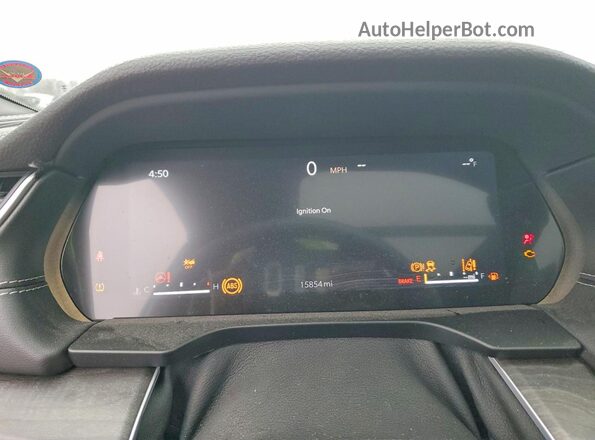 1C4RJKBG9S8638567 2025 JEEP GRAND Silver Vista del cuadro de instrumentos