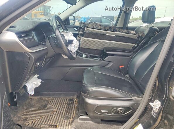 1C4RJKBGXM8122785 2021 JEEP GRAND Black Вид салону спереду