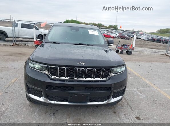 1C4RJKBGXM8128196 2021 JEEP GRAND CHEROKEE L Черный Вид щитка приборов