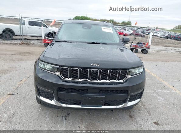 1C4RJKBGXM8128196 2021 JEEP GRAND CHEROKEE L Черный Вид спереди