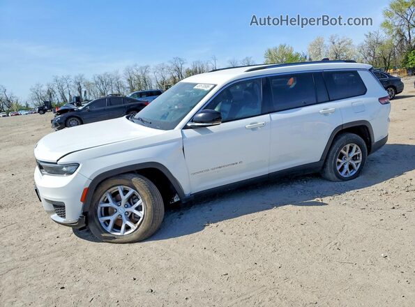 1C4RJKBGXM8159156 2021 JEEP GRAND Белый Передняя левая четверть