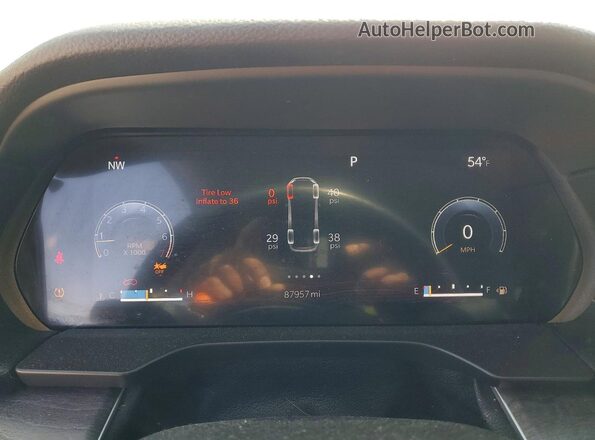 1C4RJKBGXM8159156 2021 JEEP GRAND Белый Вид щитка приборов