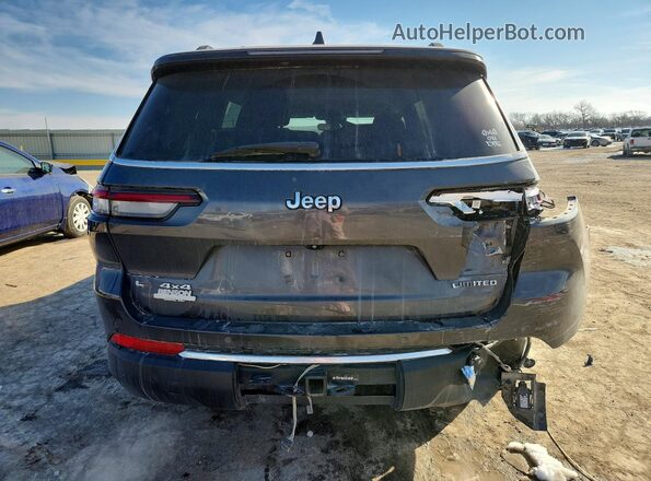 1C4RJKBGXM8212468 2021 JEEP GRAND Gray Rear view