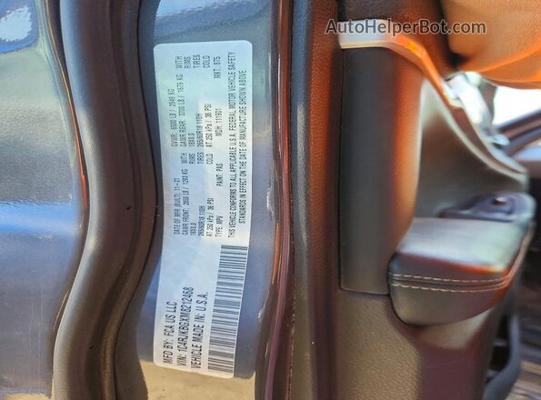 1C4RJKBGXM8212468 2021 JEEP GRAND Gray VIN sticker view