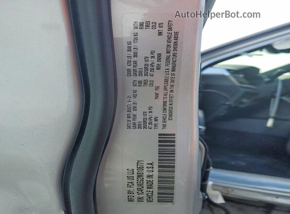 1C4RJKEG2M8106771 2021 JEEP GRAND Silver Vista interior de 360 grados