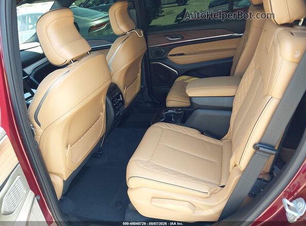 1C4RJKEG2S8746489 2025 JEEP GRAND CHEROKEE L Бордовый Вид наклейки с VIN-кодом