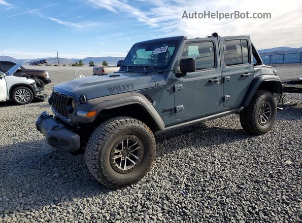 1C4RJXDN8SW563235 2025 JEEP WRANGLER Gray Передня ліва чверть