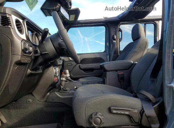 1C4RJXDN8SW563235 2025 JEEP WRANGLER Gray Вид салону спереду