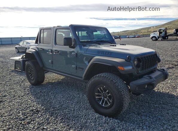 1C4RJXDN8SW563235 2025 JEEP WRANGLER Gray Передня права чверть