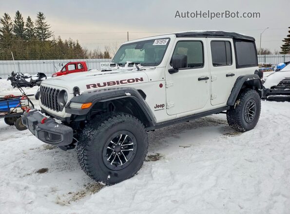 1C4RJXFG0RW134972 2024 JEEP WRANGLER Белый Передняя левая четверть