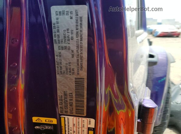 1C4RJXFGXTW199111 2026 JEEP WRANGLER Purple Вид підкапотного простору